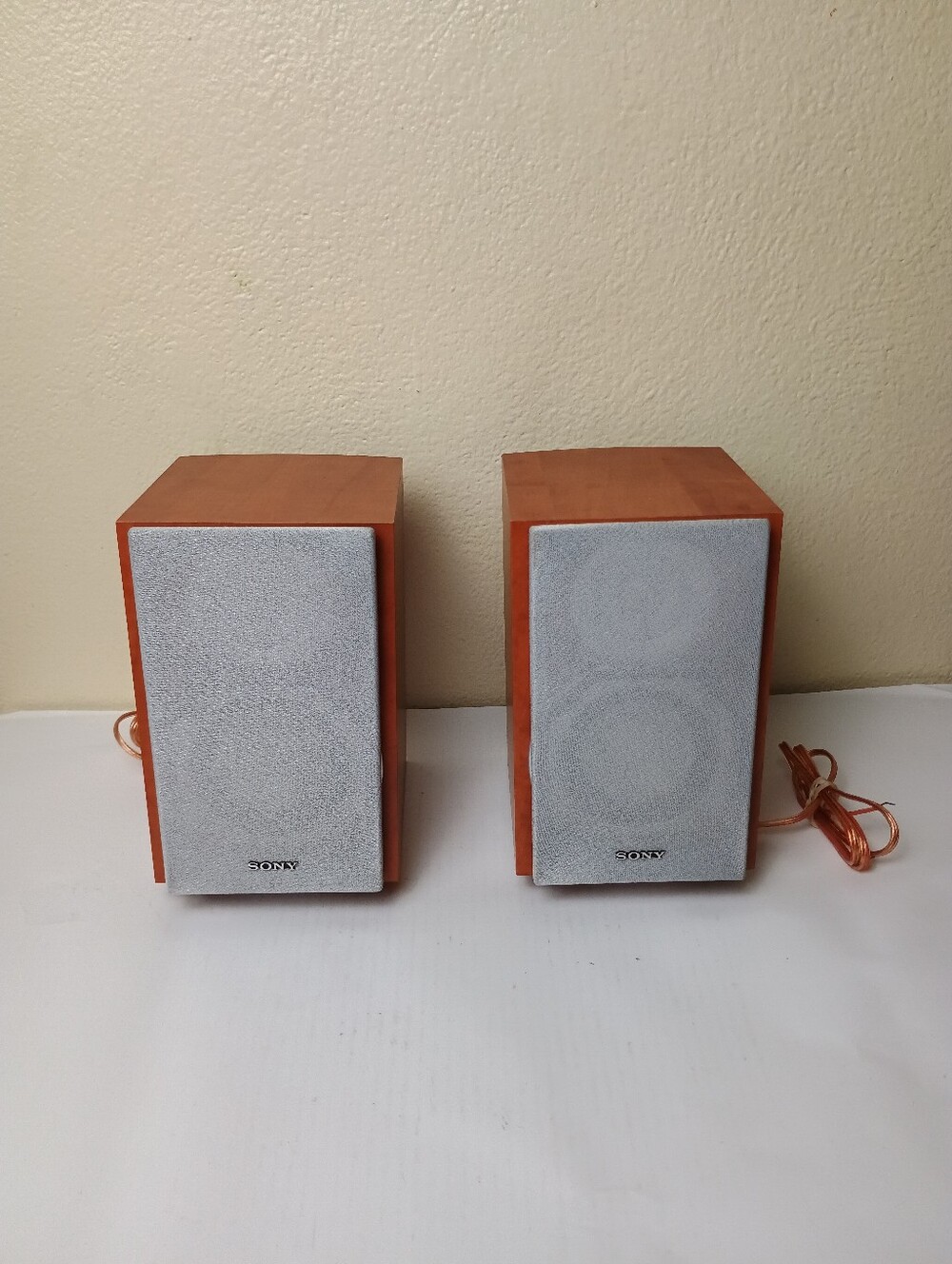 Sony SS-CEX100 Woodengrain Bookshelf Speakers Set Of 2